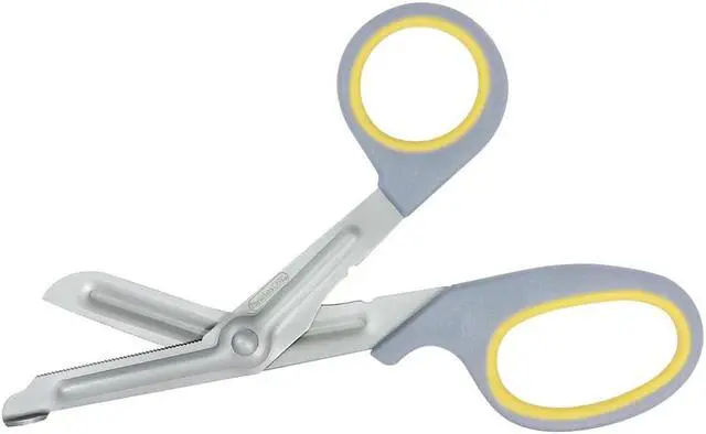 Alt view image 2 of 11 - Acme Bandage Shears Titanium 7" Gray/Yellow 90292