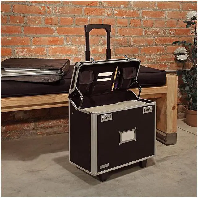 Alt view image 8 of 13 - IdeaStream Consumer Products, Locking Catalog Case 15"x10"16" Black VZ00194