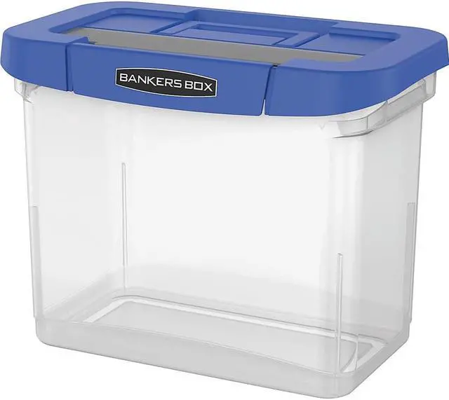 Alt view image 7 of 18 - Bankers Box Heavy Duty Plastic File Storage 14 1/4 x 8 3/5x 11 Clear 0086301