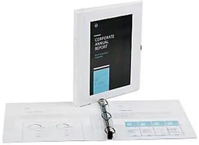 Alt view image 2 of 20 - Avery View Binder Heavy-duty Slant Ring 1/2" Cap Letter-size WE 79767
