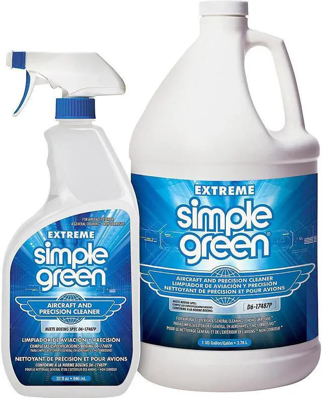 Alt view image 10 of 19 - Simple Green 13406 Extreme Aircraft/Precision Cleaner - 1 gal - Unscented - 1 Each - Clear