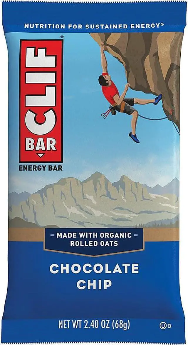 Alt view image 8 of 19 - CLIF Bar Energy Bar Chocolate Chip 2.4oz 12/Box 160004