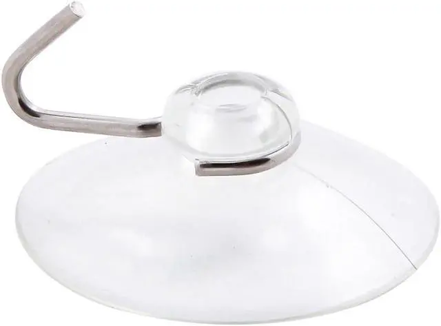 Alt view image 6 of 16 - Baumgartens Suction Cups w/ Hook 1-3/4" Diameter 50/BX Clear DG4001