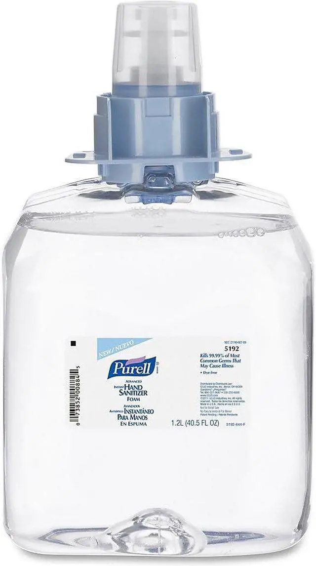 Alt view image 14 of 17 - PURELL Advanced FMX-12 Foam Instant Hand Sanitizer Refill w/Moisturizers 1200mL