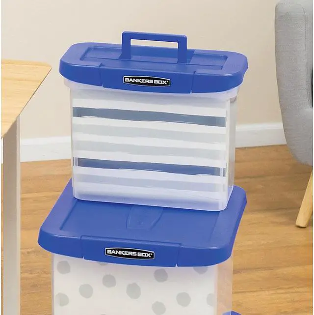 Alt view image 9 of 18 - Bankers Box Heavy Duty Plastic File Storage 14 1/4 x 8 3/5x 11 Clear 0086301