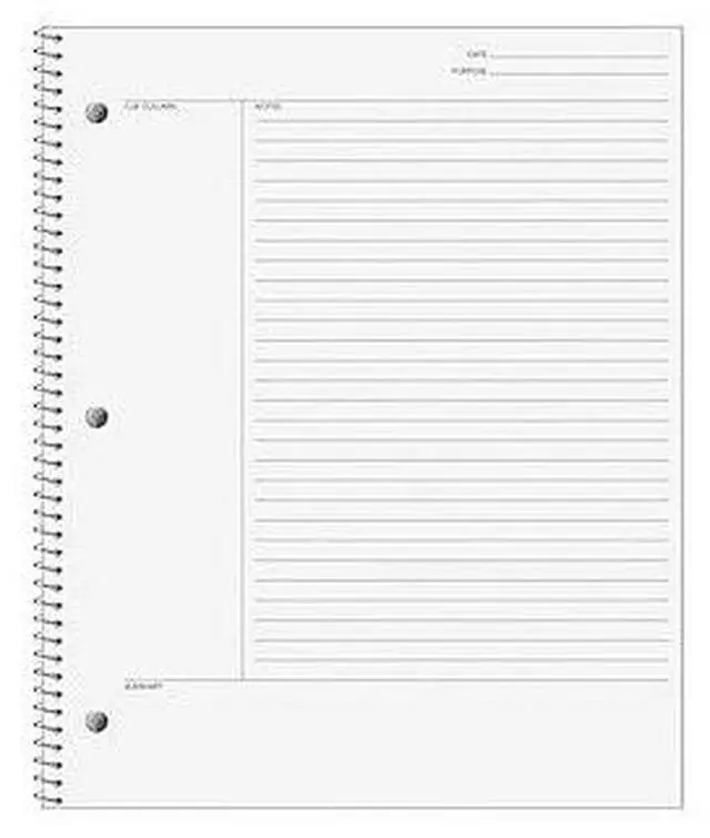 Alt view image 10 of 16 - Tops Note-Taking System Notebk Wire 20 lb 11"x9" 100Shts WE 90223