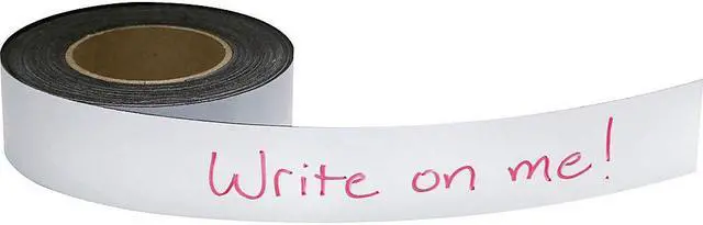 Alt view image 3 of 9 - Baumgartens Magnetic Labeling Tape 2"x50' Roll White 66152