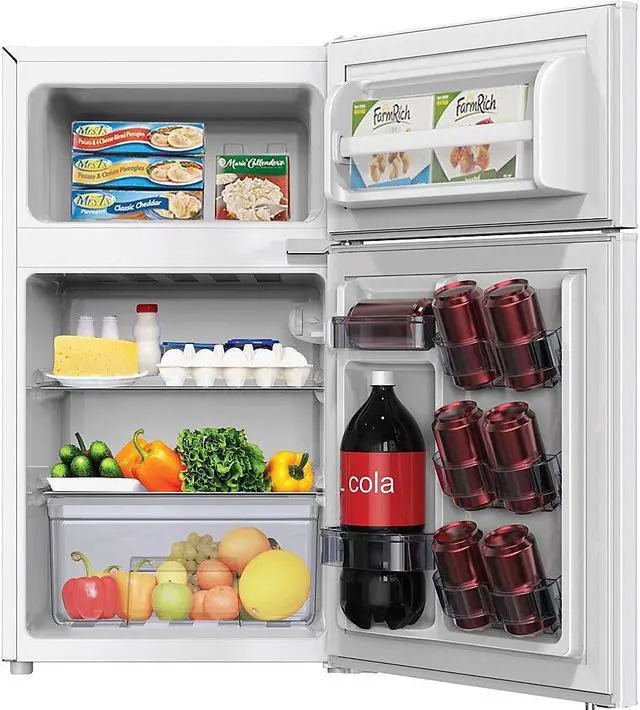 Alt view image 5 of 6 - Avanti 3.1 CU. FT. 3.1 CF Two Door Counterhigh Refrigerator - White White RA31B0W