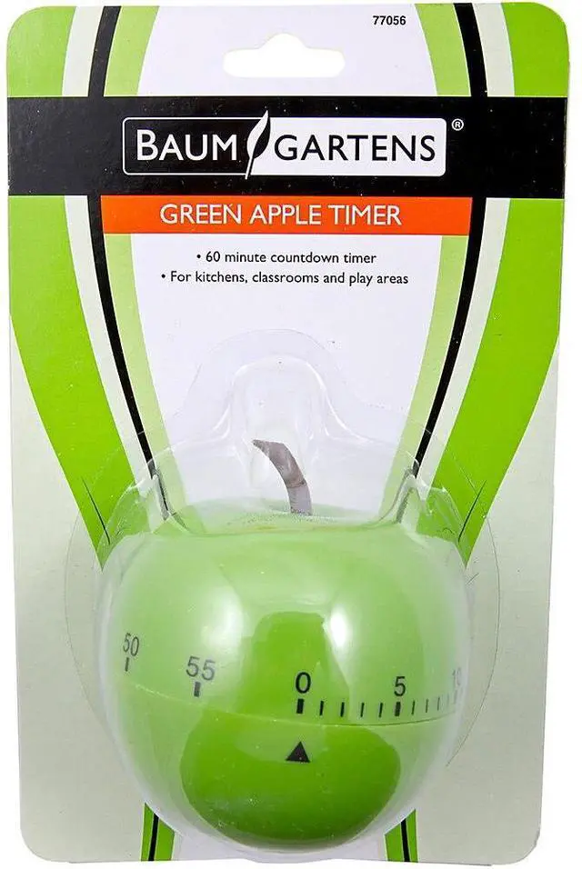 Alt view image 5 of 8 - Shaped Timer, 4 1/2" Dia., Green Apple