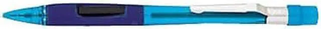 Alt view image 2 of 12 - Pentel Quicker Clicker Mechanical Pencil 0.5 mm Transparent Blue Barrel PD345TC