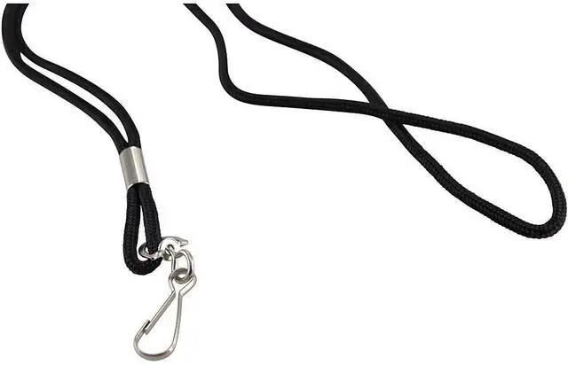 Alt view image 11 of 13 - Baumgartens Standard Lanyards, w/Hook, 36" L, 12/PK, Black 68939