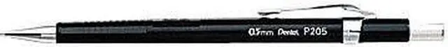 Alt view image 5 of 12 - Pentel Pencil,Mech,.5mm,Bk P205A
