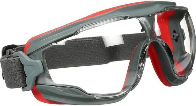 Alt view image 4 of 16 - 3M GoggleGear 500 Series Scotchgard Anti-Fog Lens - Recommended for: Oil & Gas - Eye, Splash, Ultraviolet Protection - Polycarbonate Lens, Elastic Strap - Clear, Gray - 1 Each