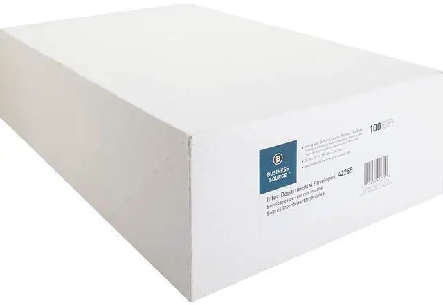 Alt view image 3 of 11 - Inter-Dept.Envelopes Str/Button Close 10"x13" 100/CT Kraft