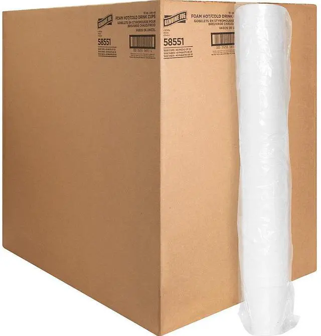 Alt view image 2 of 7 - Foam Cups 10 oz. 1000/CT White