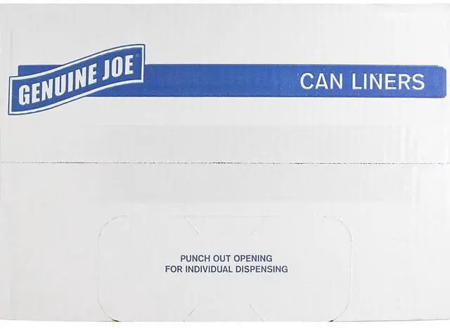 Alt view image 9 of 12 - Genuine Joe Trash Can Liner 40-45Gal 1.55mil 39"x46" 50/PK SR 70342
