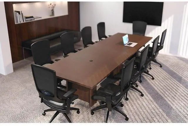 Alt view image 4 of 7 - Lorell PRC4896MY Prominence 2.0 Rectangular Conference Tabletop