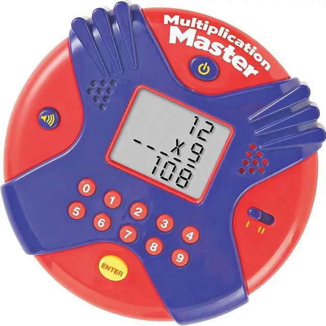 Alt view image 10 of 20 - Learning Resources Multiplication Master Electronic Flash Card Game