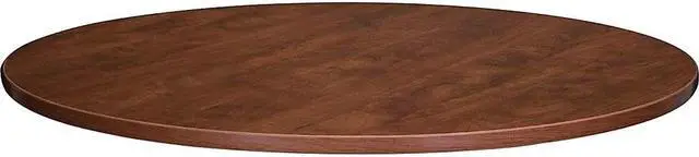 Alt view image 3 of 10 - Lorell 87321 Essentials Conference Table Top Round - 48" - Wood - Cherry