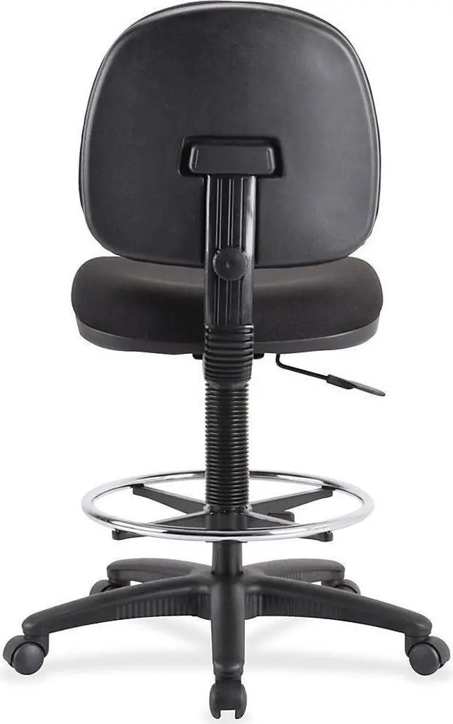 Alt view image 3 of 12 - Lorell Adjustable Multi Task Stool 24"x24"x40-1/2"x50-1/2" Black 80008