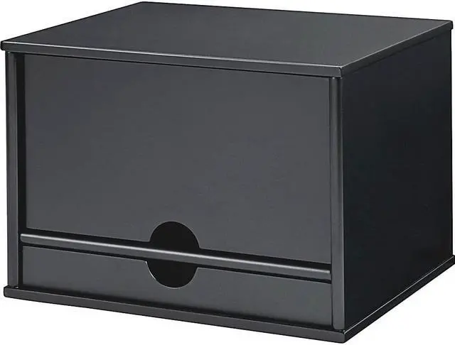 Alt view image 16 of 20 - Victor Wood Desktop Organizer, Midnight Black Collection - by Victor Technology