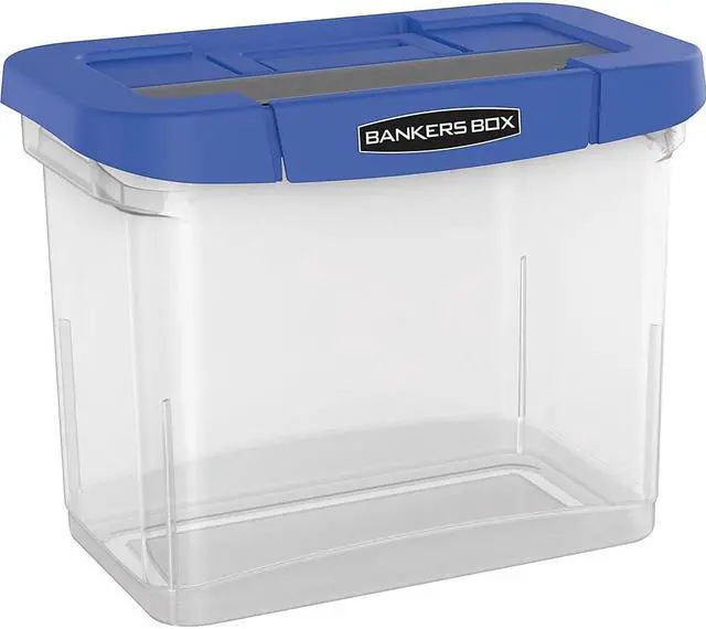 Alt view image 6 of 18 - Bankers Box Heavy Duty Plastic File Storage 14 1/4 x 8 3/5x 11 Clear 0086301