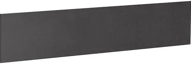 Alt view image 2 of 8 - Lorell Essentials Series Hutch Tackboards - 16.50" Height x 45" Width - Black Fabric Surface - Laminated - 1 / Each  LLR