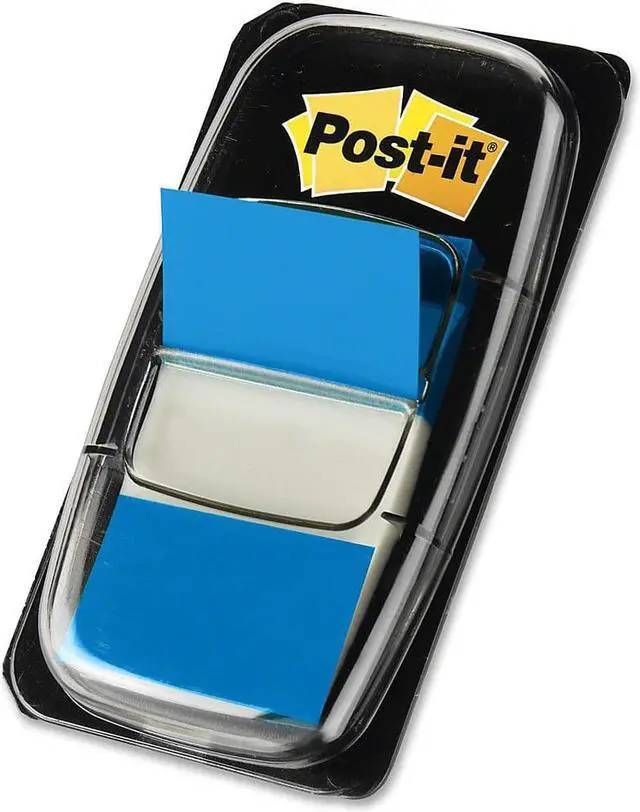 Alt view image 3 of 18 - Post-it Marking Page Flags in Dispensers Blue 12 50-Flag Dispensers/Pack 680BE12