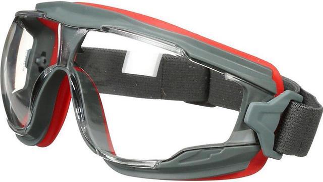 Alt view image 3 of 16 - 3M GoggleGear 500 Series Scotchgard Anti-Fog Lens - Recommended for: Oil & Gas - Eye, Splash, Ultraviolet Protection - Polycarbonate Lens, Elastic Strap - Clear, Gray - 1 Each