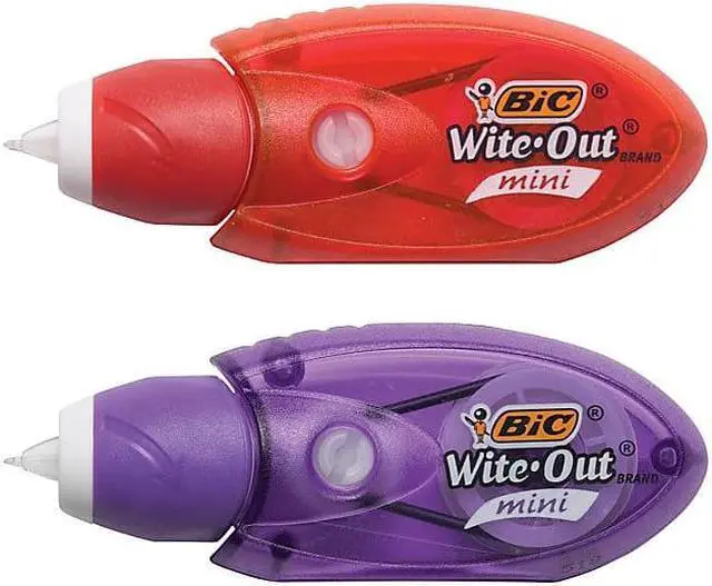 Alt view image 10 of 16 - Bic Tape,Corrctn,5mm,2pk,Ast WOMTP21