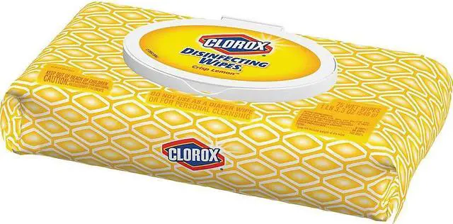 Alt view image 6 of 9 - Disinfecting Wipe Crisp Lemon 75 Wipes 3.3 oz. White
