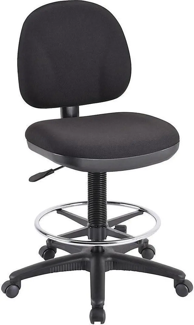 Main image of Lorell Adjustable Multi Task Stool 24"x24"x40-1/2"x50-1/2" Black 80008