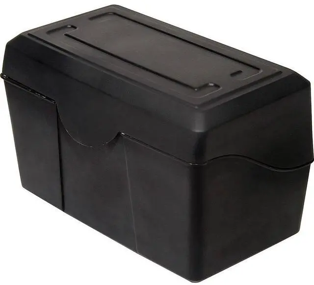 Alt view image 4 of 6 - Advantus Corp. AVT45003 Index Card Holders- 5in.x8in.- Black
