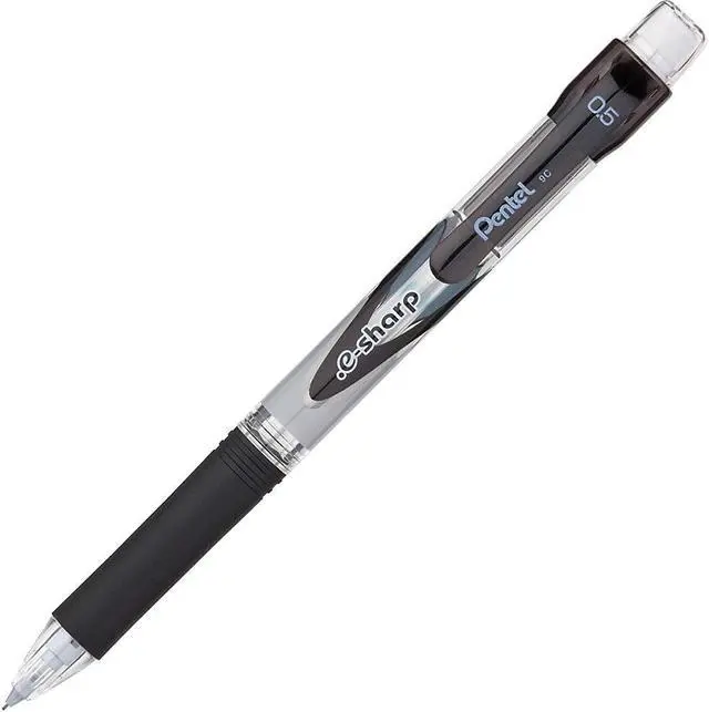 Alt view image 2 of 10 - Pentel .e-Sharp Mechanical Pencil .5 mm Black Barrel AZ125A