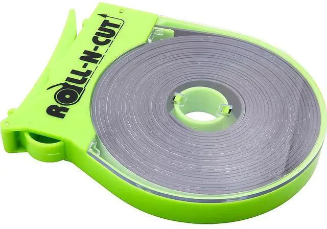 Alt view image 4 of 14 - Baumgartens Magnetic Tape Roll w/Dispenser 1/2"x15' BK Tape/GN Dispenser 66021