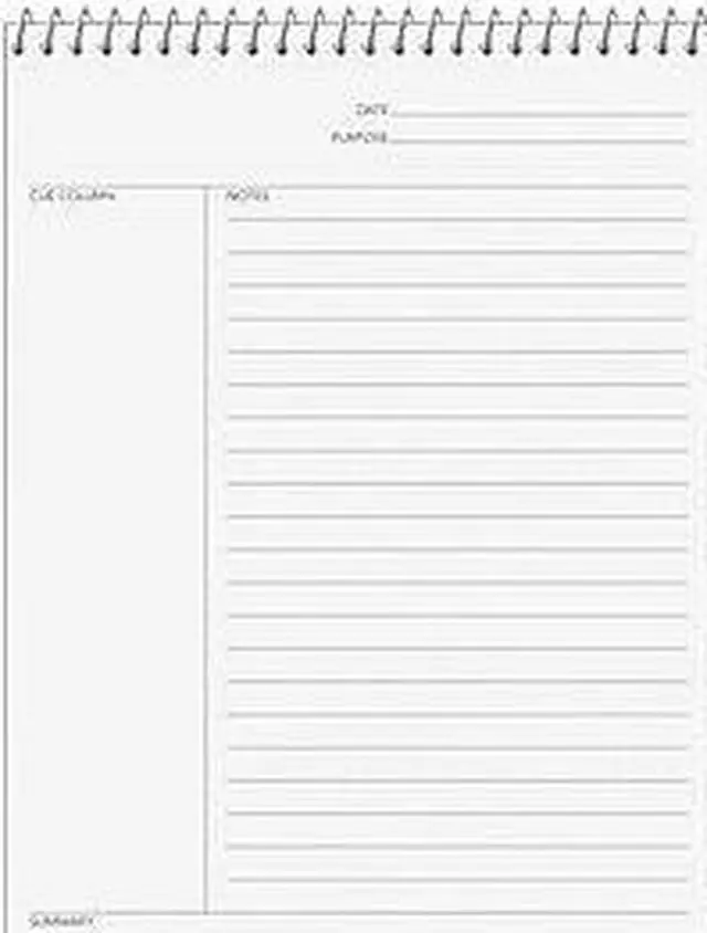 Alt view image 10 of 20 - Tops Focusnotes Steno Pad, Pitman Rule, Blue Cover, 80 White 6 X 9 Sheets 90222