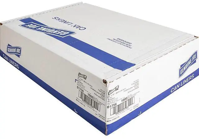 Alt view image 13 of 18 - Genuine Joe High Density Can Liners 16 Gal 24"X33" 1000/CT CL 01756