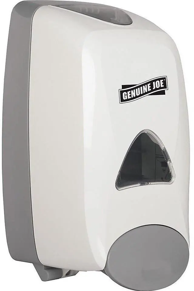 Alt view image 3 of 4 - Genuine Joe Soap Dispenser One Hand Push 1250 mL Gray 10495