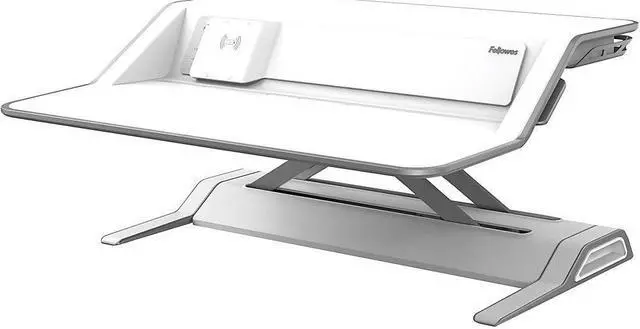 Alt view image 9 of 20 - FELLOWES 8080201 Lotus DX Sit Stand Workstation