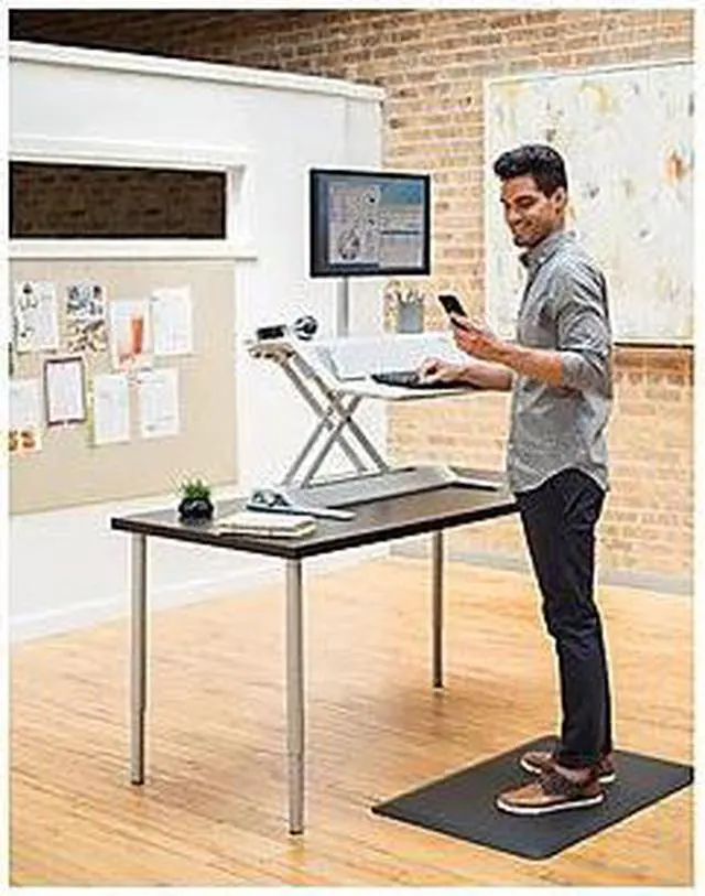 Alt view image 7 of 20 - FELLOWES 8080201 Lotus DX Sit Stand Workstation