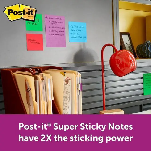 Alt view image 9 of 20 - Post-It Notes Super Sti Note,Super Sticky 12pk,Ne 65412SSAN