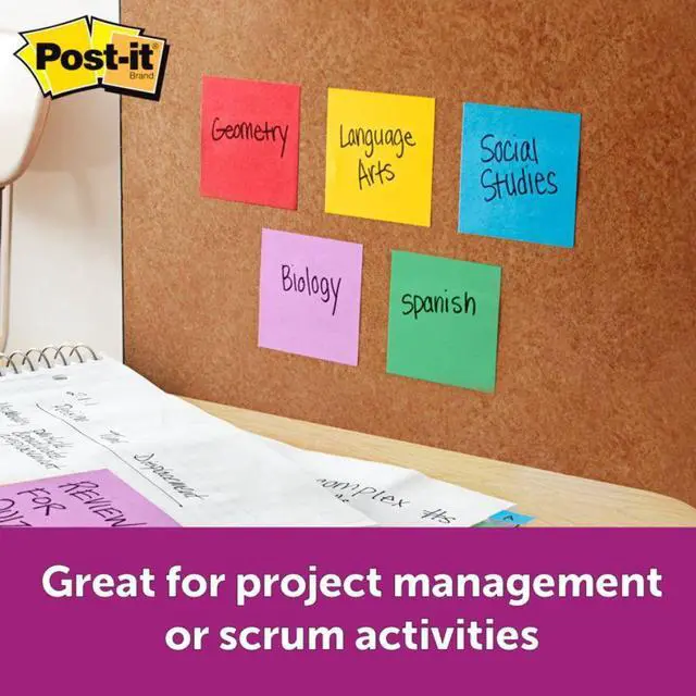 Alt view image 10 of 20 - Post-It Notes Super Sti Note,Super Sticky 12pk,Ne 65412SSAN