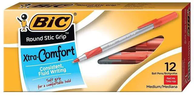 Alt view image 2 of 8 - Bic Ultra Round Stic Grip Pens