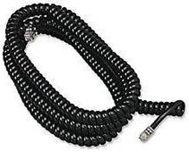 Alt view image 6 of 13 - Softalk 42261 Phone Coil Cord 25-Feet Black Landline Telephone Accessory