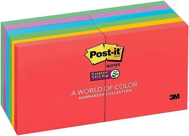Alt view image 6 of 20 - Post-It Notes Super Sti Note,Super Sticky 12pk,Ne 65412SSAN