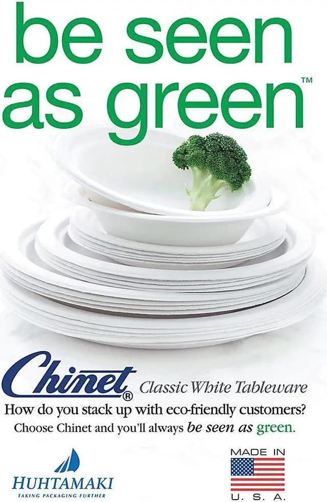 Alt view image 2 of 8 - Huhtamaki Fiber Tableware, Premium Molded, 8-3/4" Plate, 125/Pack, White