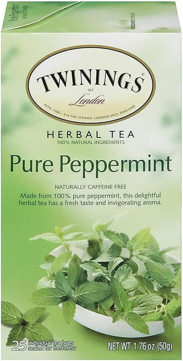 Alt view image 2 of 3 - Tea Bags Pure Peppermint 1.76 oz 25/Box TNA51724