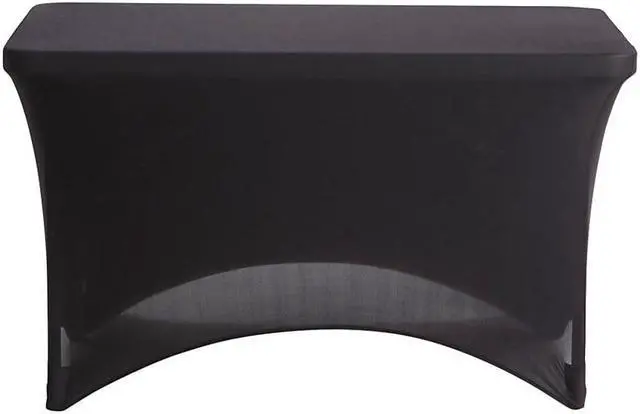 Alt view image 4 of 15 - iGear Fabric Table Cover Polyester/Spandex 24 x 48 Black 16511