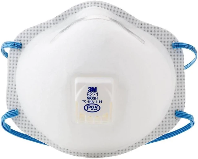 Alt view image 12 of 20 - Particulate Respirator 8271 P95 10/Box