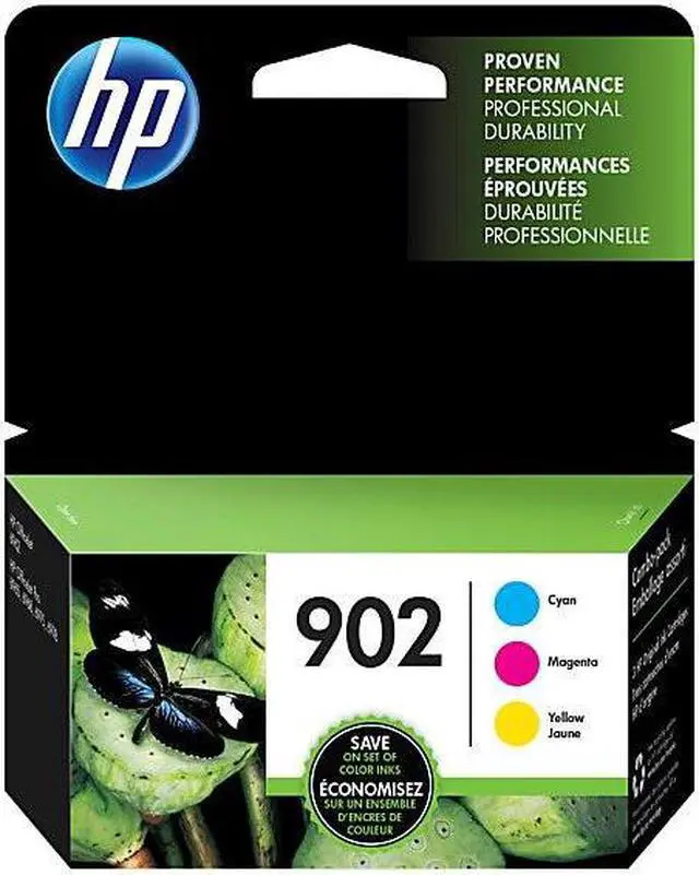 Alt view image 5 of 20 - HP 902 3-pack Cyan/Magenta/Yellow Original Ink Cartridges, Per cartridge: ~315